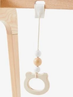 Portique D'éveil Modulable En Bois FSC® Bois Et Blanc - Vertbaudet -Jouets et Rêves Soldes 2025 portique deveil modulable en bois fsc 3