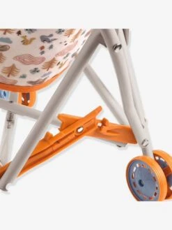 Poussette - DJECO Orange - Djeco -Jouets et Rêves Soldes 2025 poussette djeco 3
