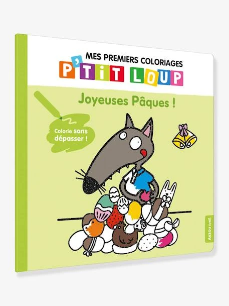 P'tit Loup - Cahier De Coloriages Pâques - AUZOU Blanc - Auzou 3 P'tit Loup - Cahier De Coloriages Pâques - AUZOU Blanc - Auzou