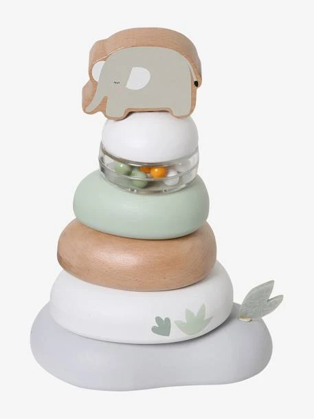 Pyramide à Empiler En Bois FSC® Rose - Vertbaudet 5 Pyramide à Empiler En Bois FSC® Rose - Vertbaudet – Image 3