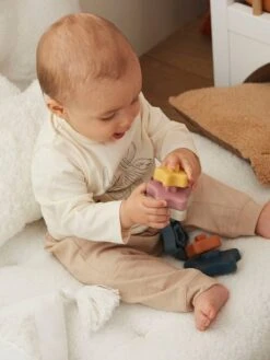 Pyramide D'étoiles à Empiler En Silicone Multicolor - Vertbaudet -Jouets et Rêves Soldes 2025 pyramide detoiles a empiler en silicone 2