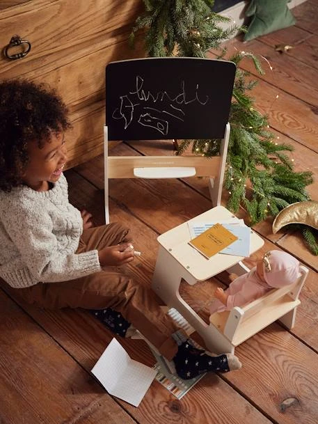 Salle De Classe Pour Poupon En Bois FSC® Multicolore - Vertbaudet 3 Salle De Classe Pour Poupon En Bois FSC® Multicolore - Vertbaudet