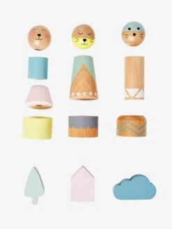 Table D'activités Petits Sioux En Bois FSC® Multicolore - Vertbaudet -Jouets et Rêves Soldes 2025 table dactivites petits sioux en bois fsc 3