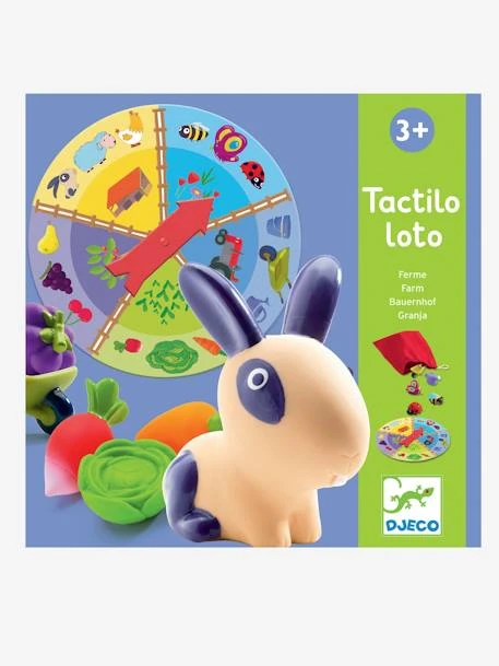 Tactilo Loto Ferme DJECO Multicolore - Djeco 3 Tactilo Loto Ferme DJECO Multicolore - Djeco