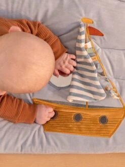 Tapis De Parc - Sailors Bay - LITTLE DUTCH Bleu Grisé - Little Dutch -Jouets et Rêves Soldes 2025 tapis de parc sailors bay little dutch 1