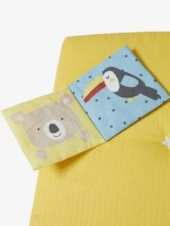 Tapis D'éveil En Lange Sans Arche Tropik Moutarde - Vertbaudet -Jouets et Rêves Soldes 2025 tapis deveil en lange sans arche tropik 4