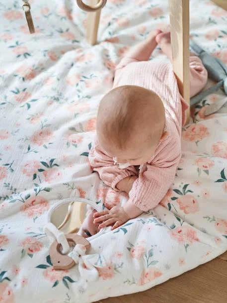 Tapis D'éveil Réversible Eau De Rose - Vertbaudet 4 Tapis D'éveil Réversible Eau De Rose - Vertbaudet – Image 2