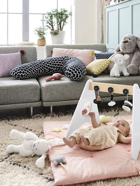 Tapis D'éveil Souple Sans Arche Sweet Fun Rose Imprimé - Vertbaudet 5 Tapis D'éveil Souple Sans Arche Sweet Fun Rose Imprimé - Vertbaudet – Image 3